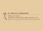 Dr. Mauricio Salzamendi