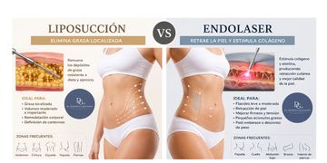 Liposucción vs Endolaser: diferencias, beneficios y cuándo puede indicarse cada tratamiento Liposucción vs Endolaser: diferencias, beneficios y cuándo puede indicarse cada tratamiento