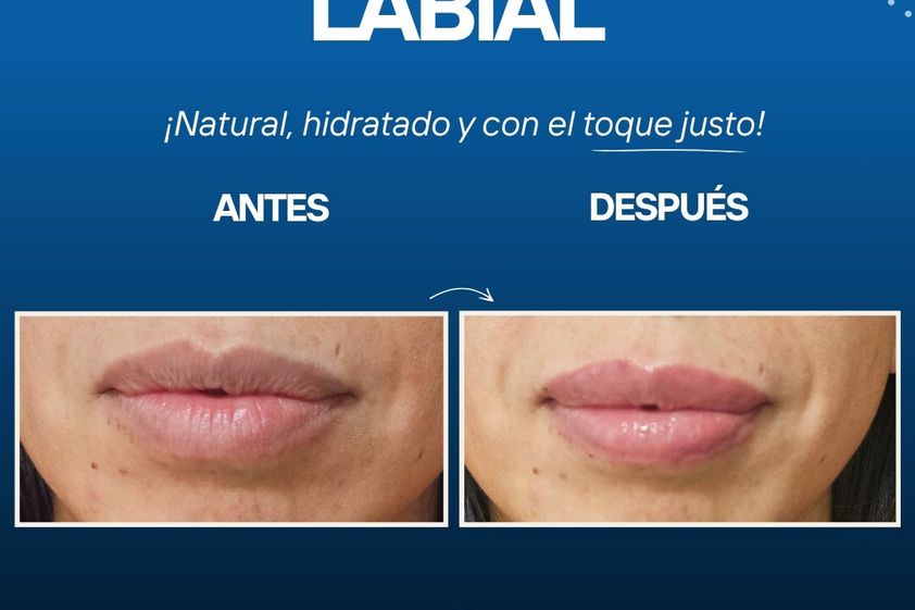 Relleno de labios antes y después - 877461