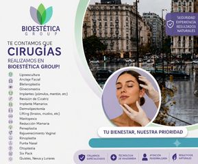 Cirugias en Bioestetica Group