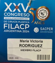 Congreso Iberolatinoamericano de Cirugia Plástica Argentina 2024 - Dra. Maria Victoria Rodriguez
