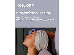 ✨ Increible descuento en tratamiento Hialurónico Facial