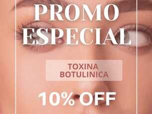 10% descuento en aplicación de toxina botulínica