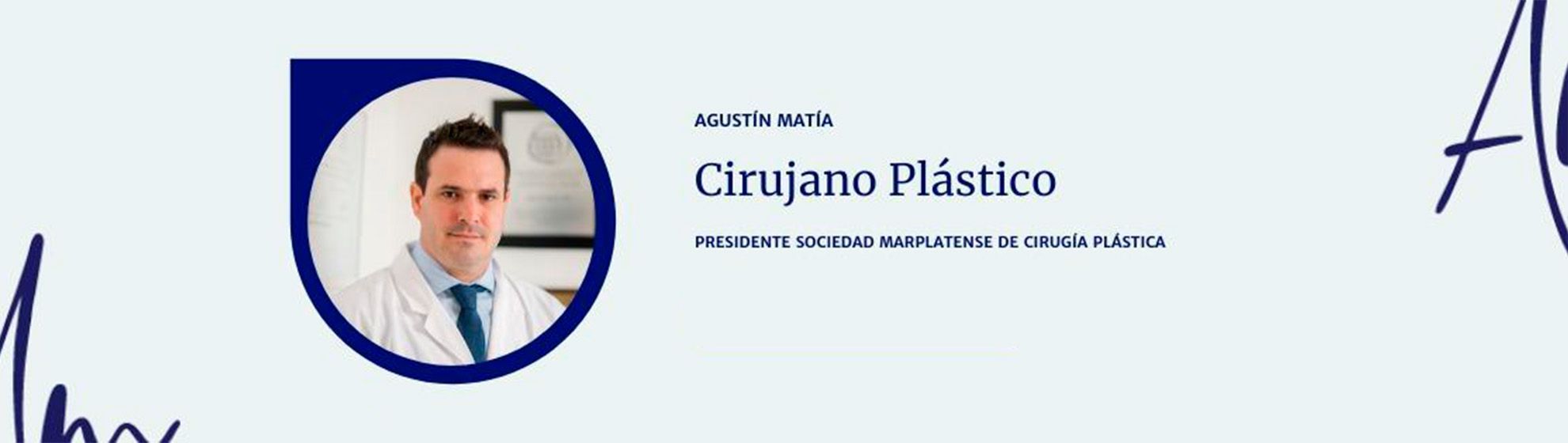 Dr. Agustín Matia