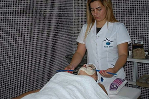 Sesiones de tratamiento de peeling.