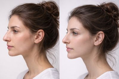 Antes y después de Rinoplastia