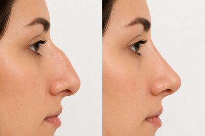 Antes y después de Rinomodelación