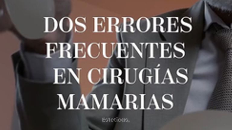 Dos errores frecuentes en cirugias mamarias - Dr. Sebastián Gallo