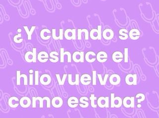 Hilos tensores - Y cuando se deshace el hilo vuelve a como estaba? - Dra. Jimena D. Frasso
